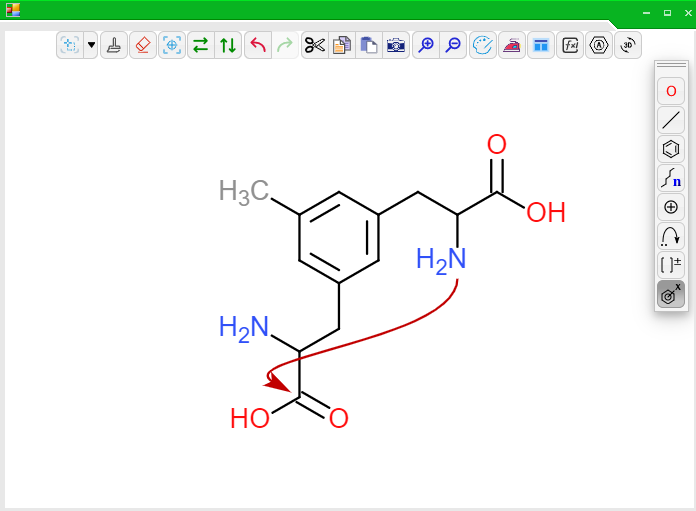 鸿鹄分子编辑器截图